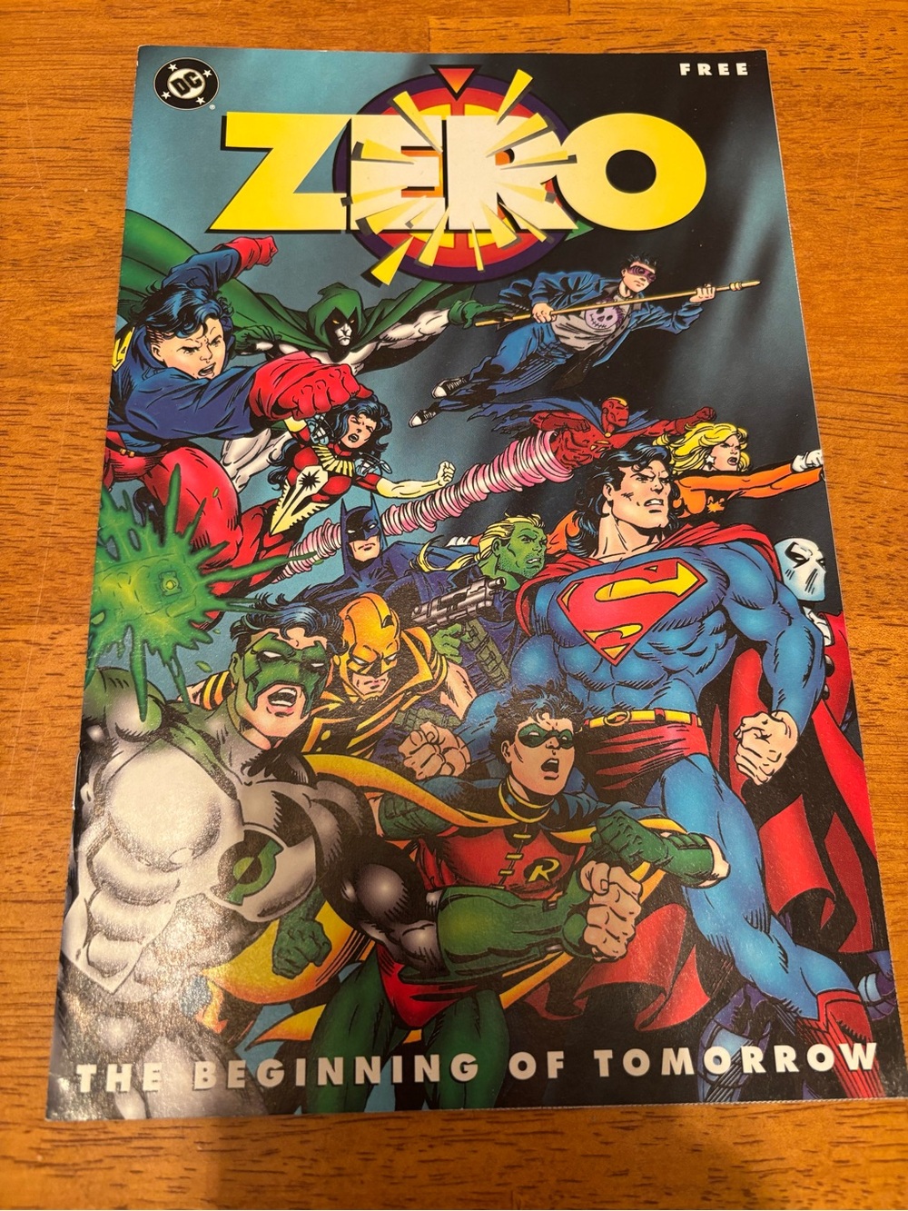 1994 Zero: The Beginning Of Tomorrow DC Comics Sampler Wizard Supplement
